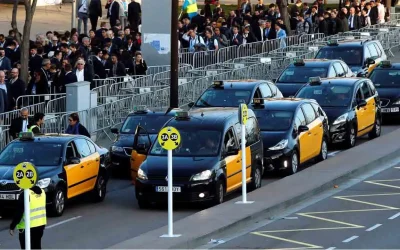 Moverte en taxi en Barcelona en MWC 2025