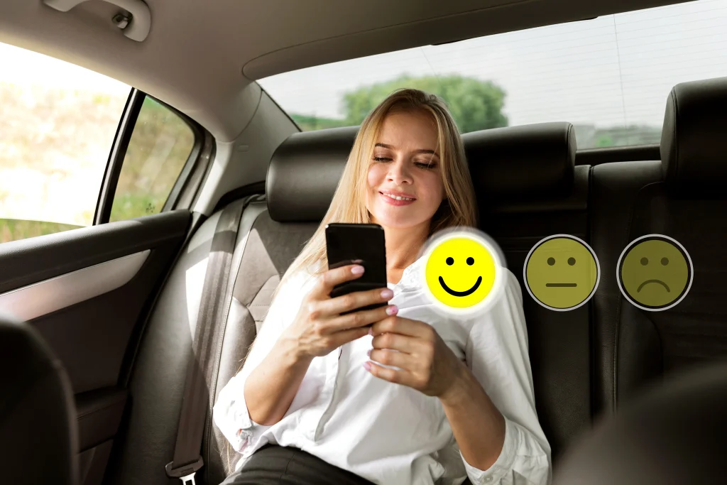 collage del concepto de experiencia del cliente