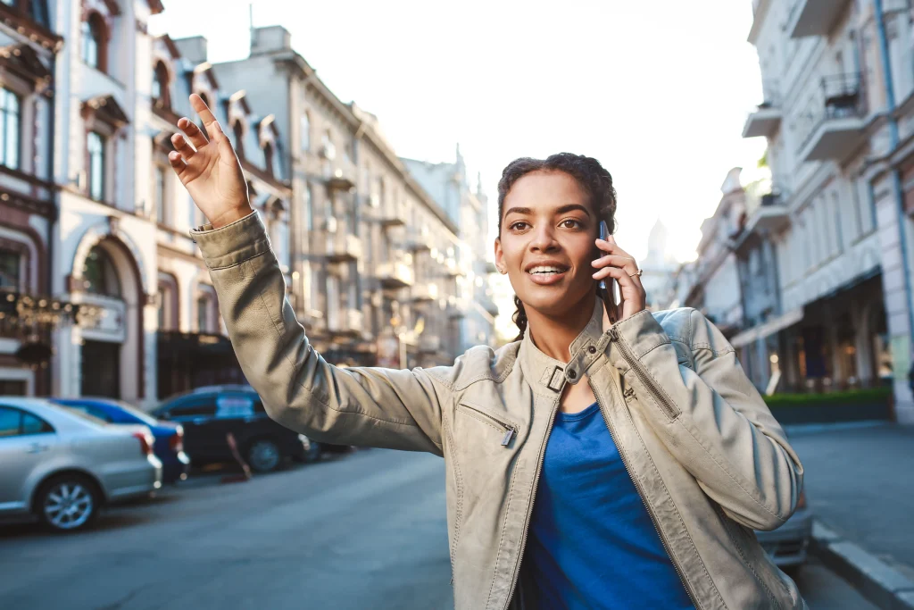 hermosa nina africana coger el coche hermosa nina africana coger el coche