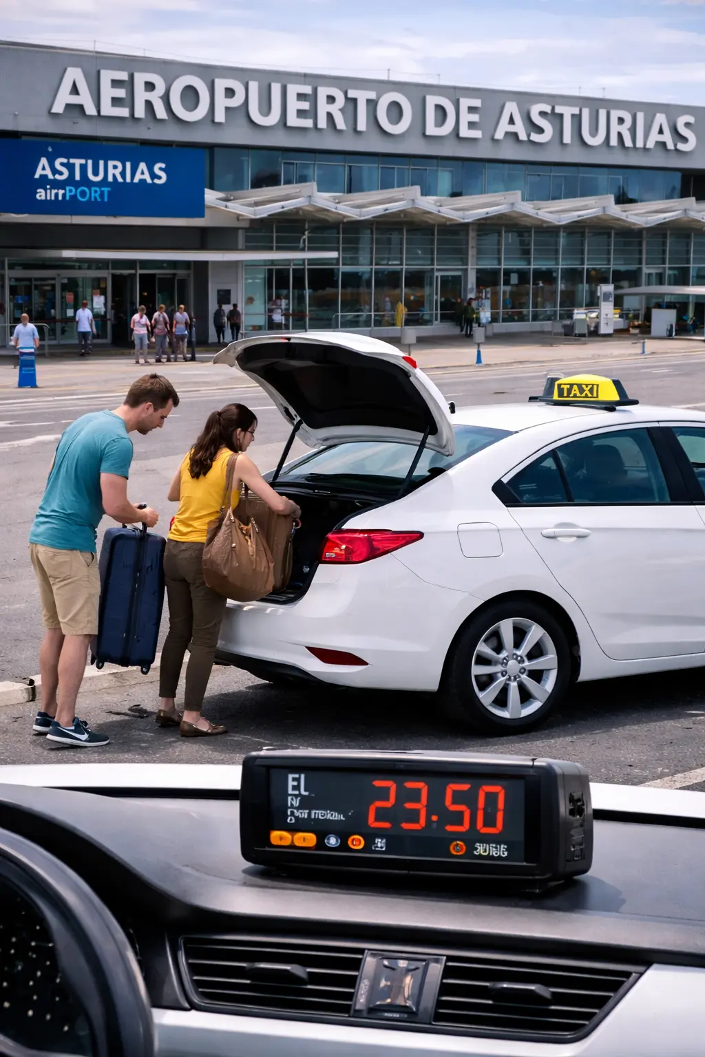 Carga de equipaje en ElTaxi 033