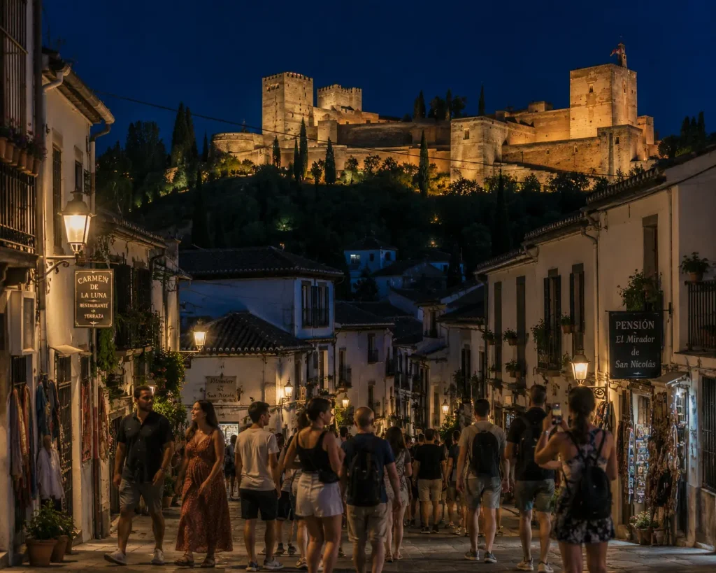 Alhambra iluminada Alhambra iluminada