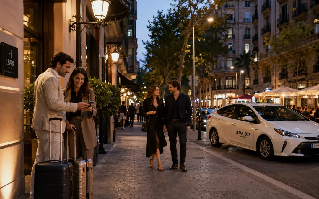 Cómo moverte entre zonas de ocio, hoteles y restaurantes en la capital catalana