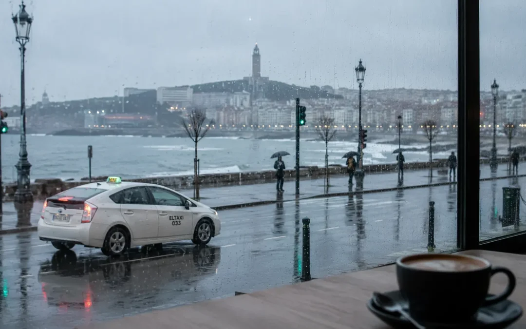 Rutas útiles para desplazarte por A Coruña en días de lluvia intensa