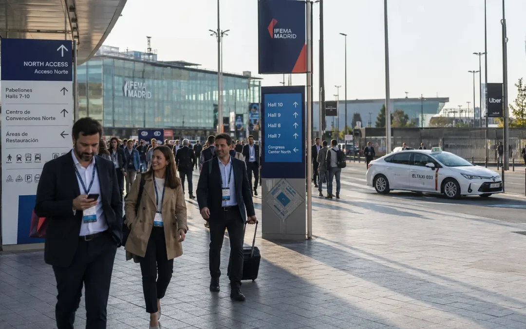 Cómo organizar traslados durante ferias, congresos y grandes eventos en la capital