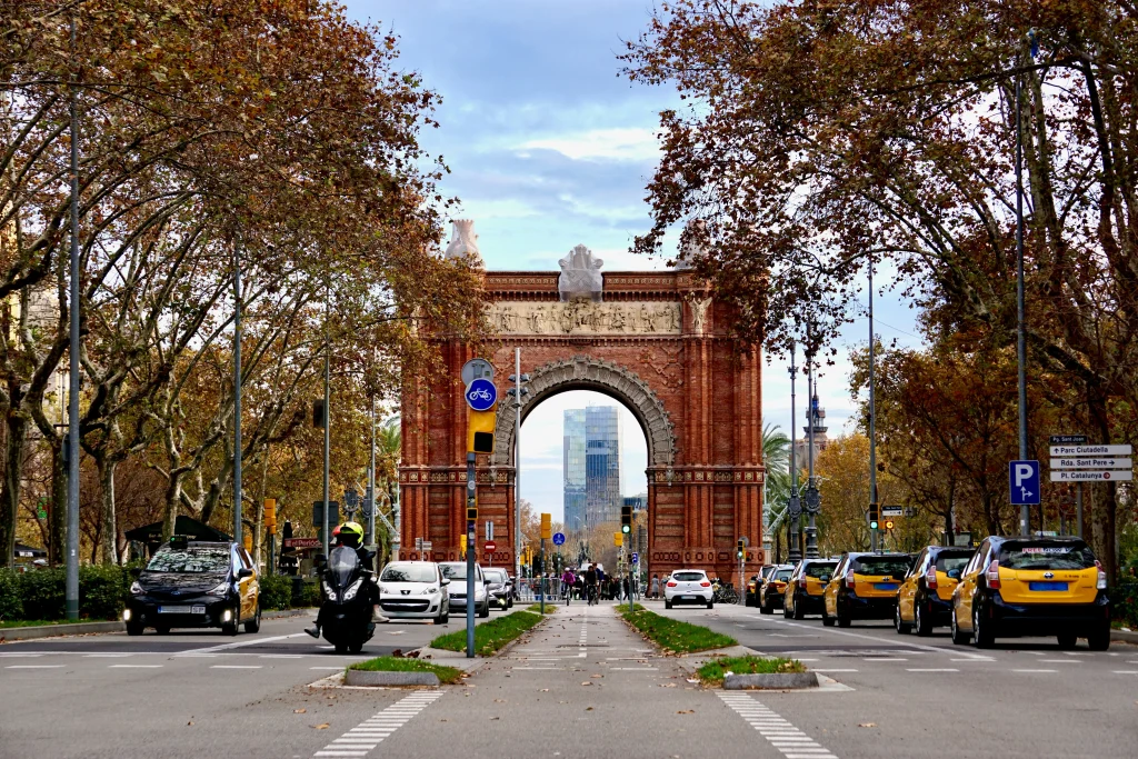Tráfico en Barcelona