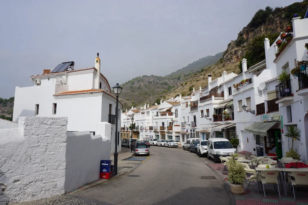 Casas en una cuesta de Mijas Casas en una cuesta de Mijas