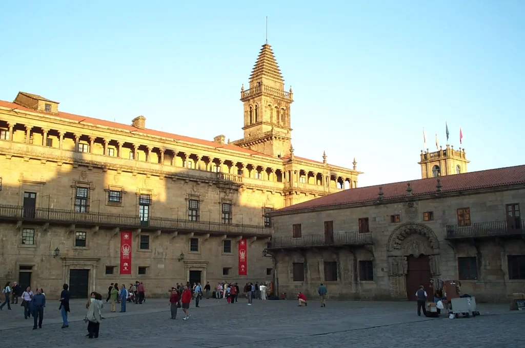 Praza do Obradoiro en Santiago de Compostela