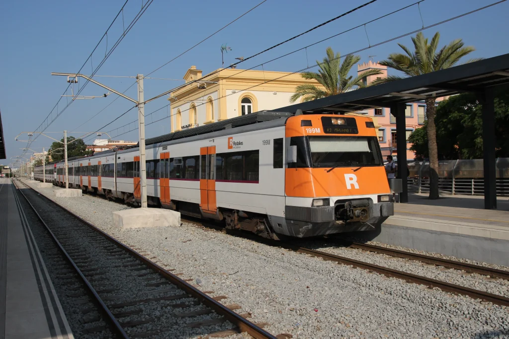 Rodalies tren malgrat de mar RENFE Rodalies tren malgrat de mar RENFE