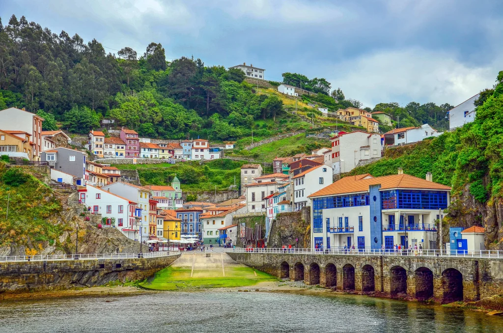 Casas coloridas en Cudillero