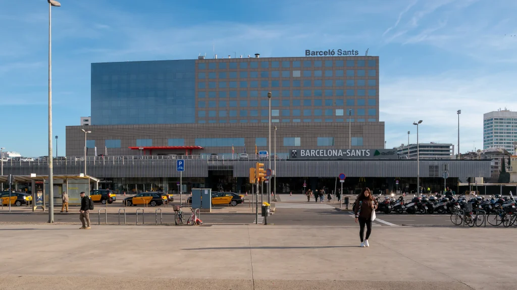 Estación de Sants en Barcelona