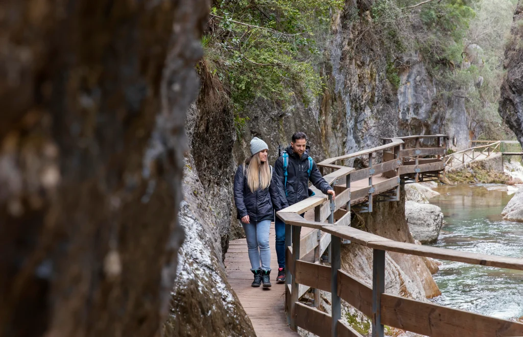 Pareja de excursión