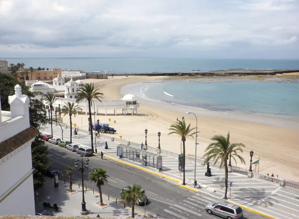Playa de la Caleta en Cádiz Playa de la Caleta en Cádiz
