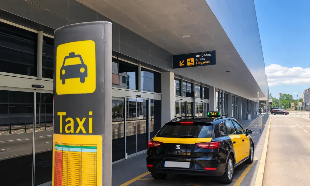 Taxi en aeropuerto de Girona Taxi en aeropuerto de Girona
