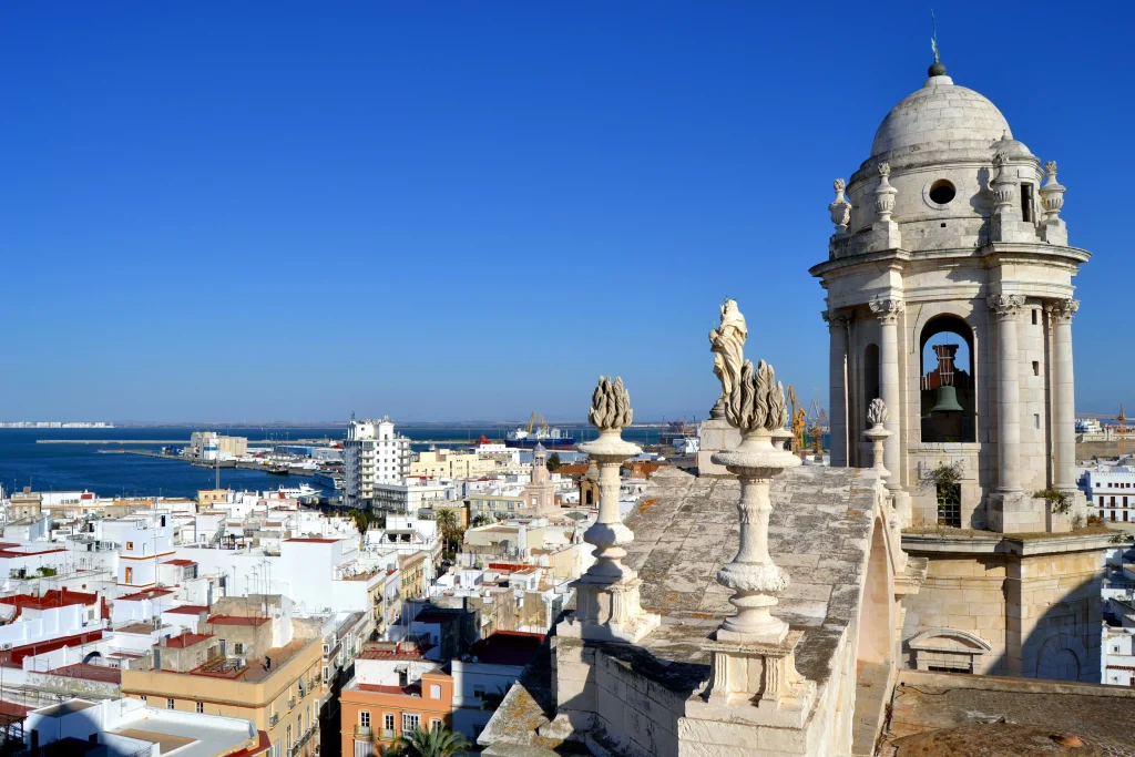 Vistas desde la Torre de Poniente Cádiz Vistas desde la Torre de Poniente Cádiz