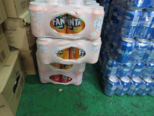 Palets de Bebidas y Ayuda CAS y Centros Reparto Comida